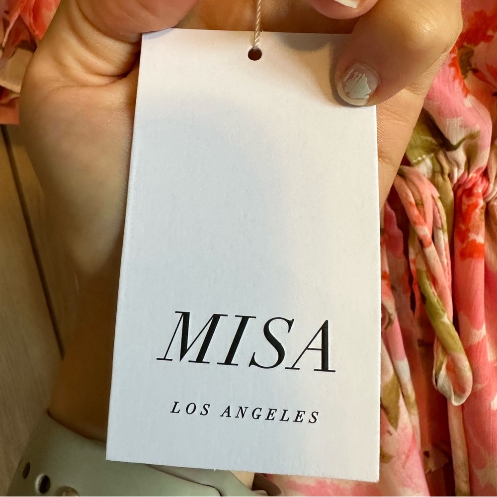 NWT MISA Los Angeles Lily Dress in Blushing Flora - Picture 8 of 9